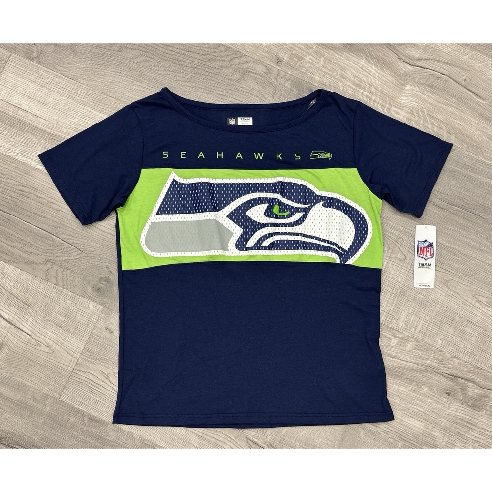 NFL APPAREL SEATTLE SEAHAWKS T-SHIRT, WOMEN'S Small, NWT